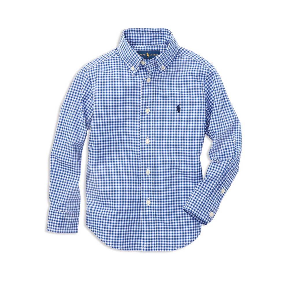 Polo Ralph Lauren Boys' Gingham Button-Down Shirt 8